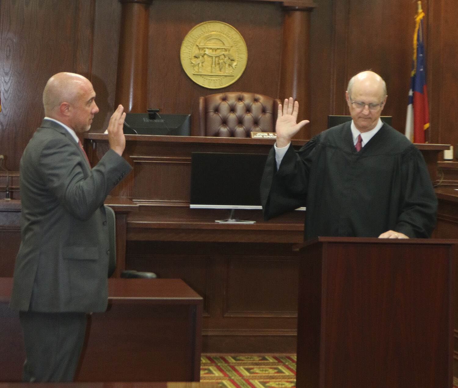 McGinley Sworn In